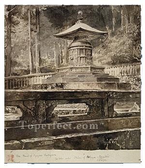The Tomb Of Iyeyasu Tokugawa John LaFarge Oil Paintings